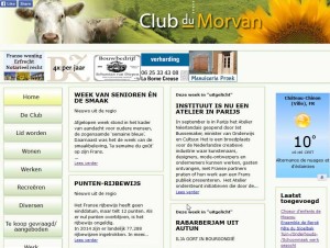 Website Club du Morvan